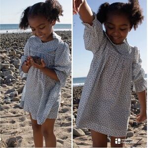 Doen Carine Dress Bluebell Hillside Bloom Size 4 kids girls